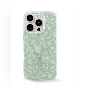 Loopy Sage Floral iPhone 16 Pro Case